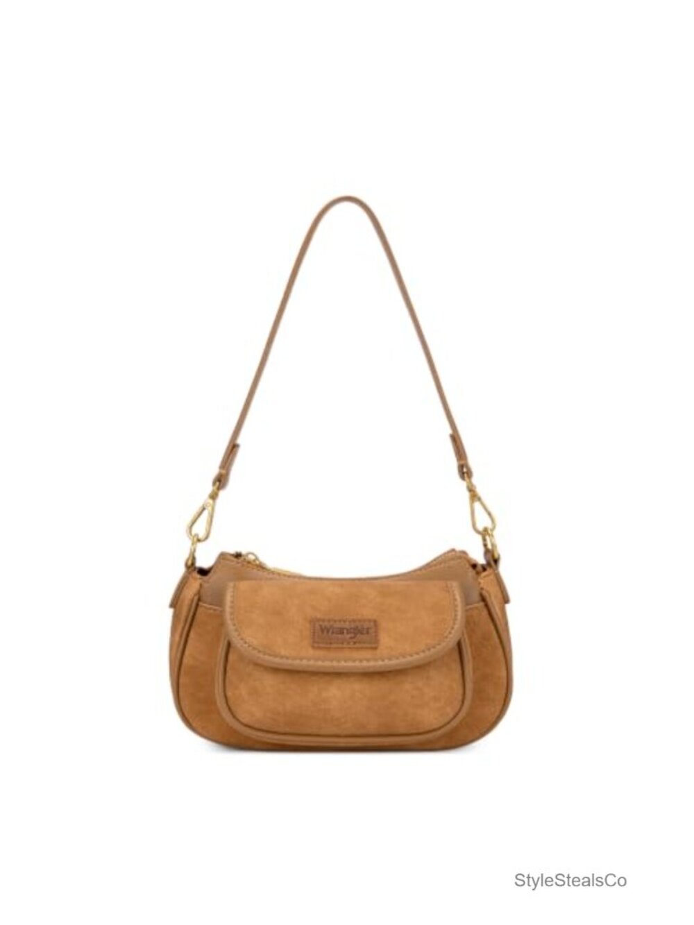 Montana West PU Leather Small Shoulder Bag Detachable Dual Straps Underarm Bag